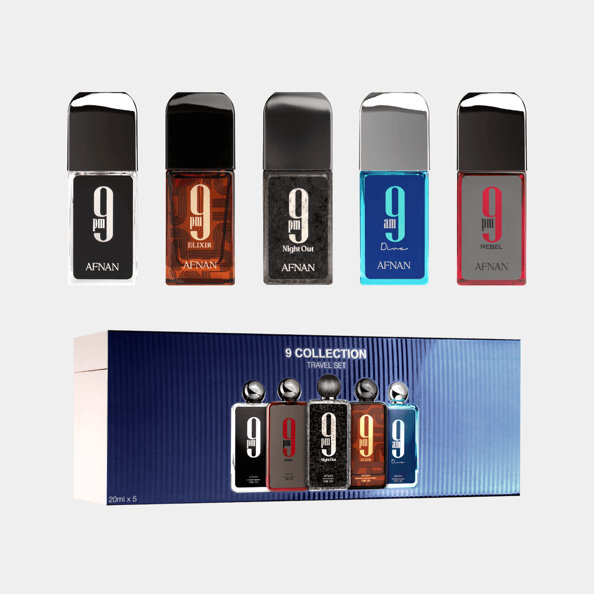 9 COLLECTION TRAVEL SET 20ML (SET OF 5)